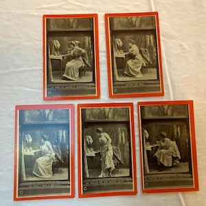 Cartes postales romantiques du début des années 1900. Amusant !