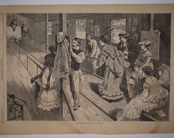 A Ten-Strike - Bowling in 1869