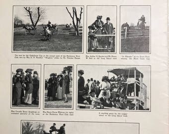 Cross Country Hunt Season, Harper's Weekly 1909