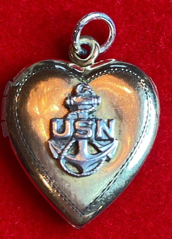 Antique Sterling Silver and Gold-Plated US Navy He