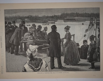 Tobogganing at Fleetwood Park, 1888