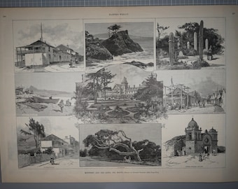 Monterey and The Hotel Del Monte - 1887