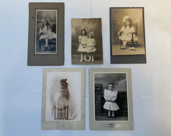 Antique Cabinet Cards of Children - Great Images!