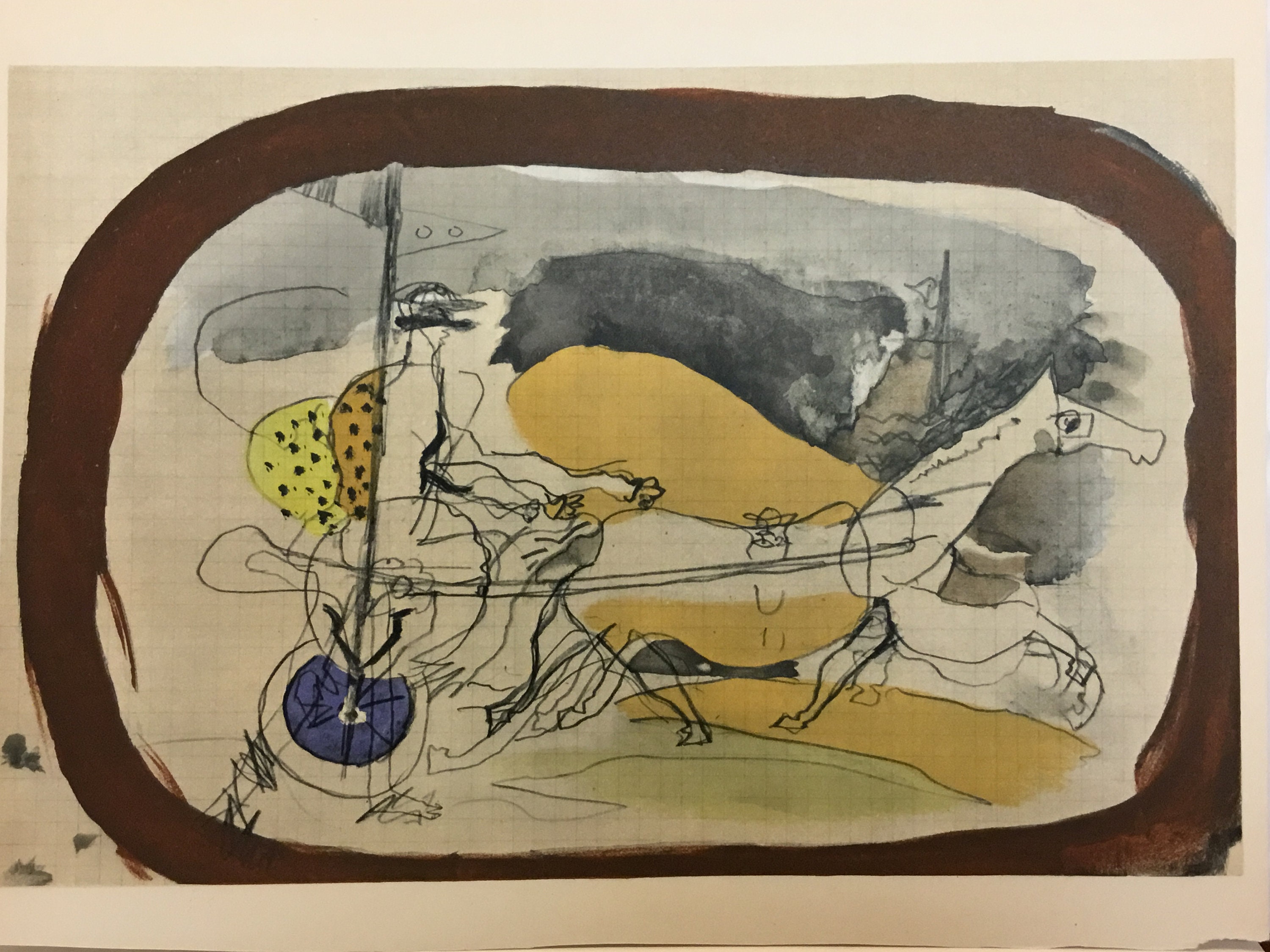 Curated visual reference: Gallery Detail: George Braque Chariot Original Lithograph From The Intimate