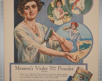 Mennen’s Violet Talcum Toilet Powder