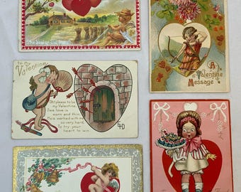 Antique Valentine Postcards