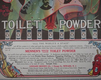 Mennen’s Borated Talcum Toilet Powder