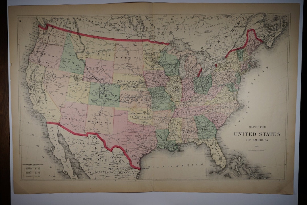 洋書 The united states in old maps and prints Old Map of America, America Map, Old USA Map, Old US Map