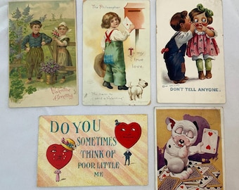 Antique Valentine Postcards