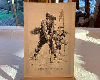 A Gallery of Golf Enthusiasats by E. W. Kemble 1909-1911