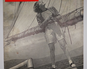 Original Life Magazine Cover “U.S. Vacations - Sailing” August 5, 1940