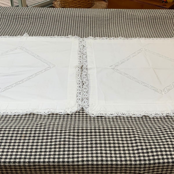 Antique Lace European Shams Etsy