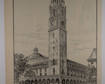 The Building to be Erected on the Site of The Madison Square Garden, New York