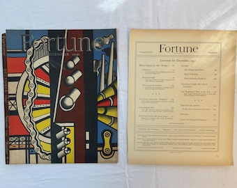 December 1941 Fortune Magazine by Fernand Leger