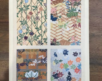 Traditional Japanese Decoration Print (Nihon Soshoku Taikan) 1916 by Masao Kawabe, 9.75x14.5inches