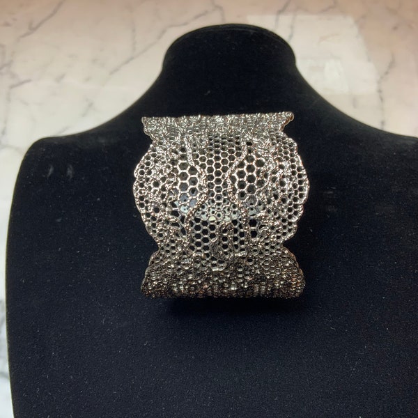 Alexis Bittar Lace 2” Cuff bracelet