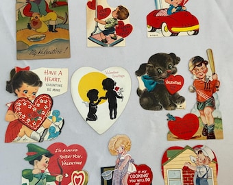 Set of 20 Vintage Children’s Valentines