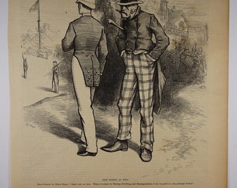 Harper’s Weekly Cover “Stop Hazing in Toto” 1879 West Point Cadet
