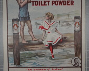 Mennen’s Borated Talcom Toilet Powder