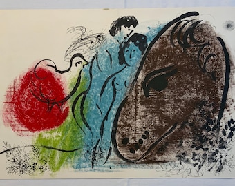Marc Chagall - “The Sorrel Horse”, Derrière Le Miroir, 1952, Excellent condition