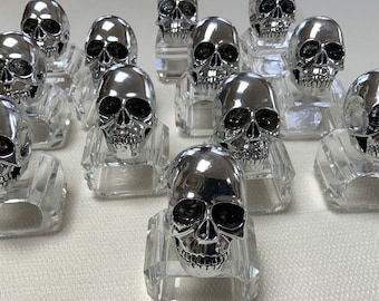 Set of twelve Skull Napkin Rings