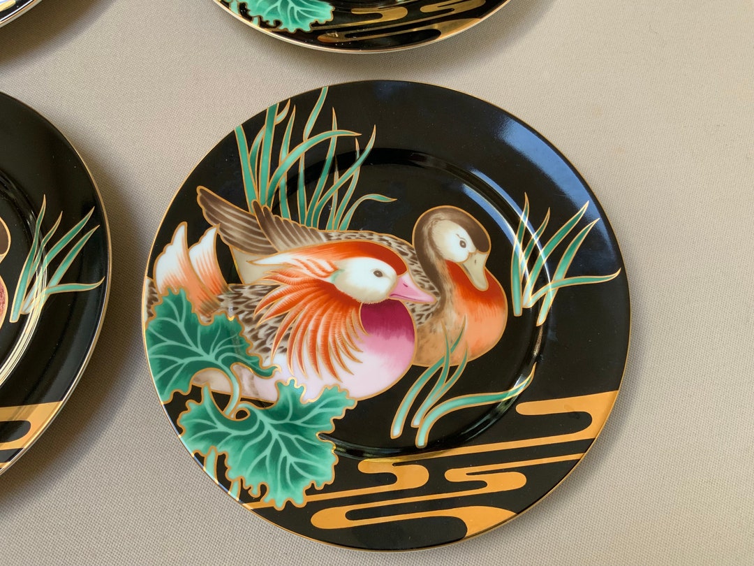 フィッツ&フロイド 『Mandarin Marsh』　中皿　皿立て付き フィッツ&フロイド 『Mandarin Marsh』 中皿 皿立て付き Wonderful Set