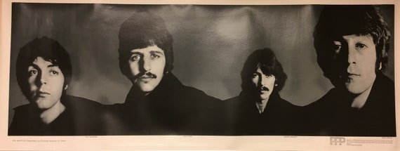Richard Avedon, Beatles Black & White Photograph 1967 on Vellum 
