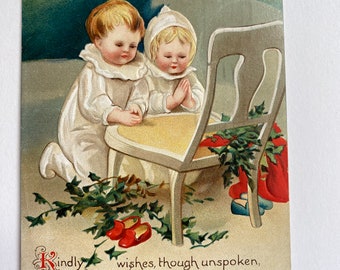 Wonderful Ellen Clapsaddle Christmas Postcard 1910’s