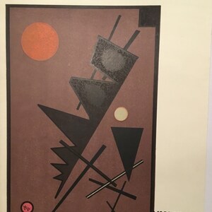 Wassily Kandinsky Original Lithograph Cover, Derrière Le Miroir