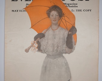 The Saturday Evening Post,  Cover only,  May 12, 1906