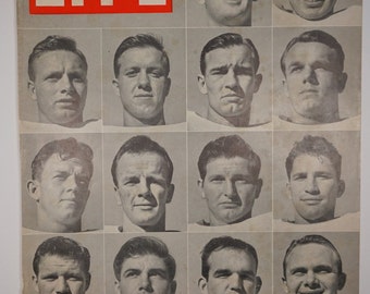 Original Life Magazine Cover and Article from 11/17/41 “Texas Football”