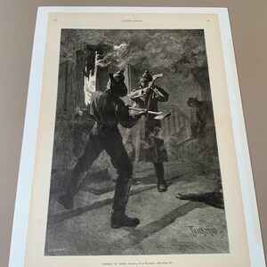 Feuerwehrmänner bei der Arbeit