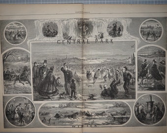 Central Park in Winter - January 30, 1864