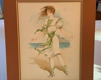 Wonderful 1908 Bathing Beauty