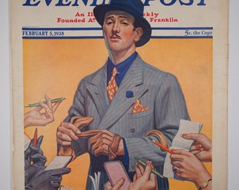 Saturday Evening Post Cover 1938