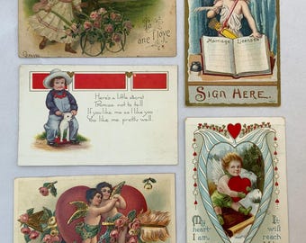 Antique Valentine Postcards