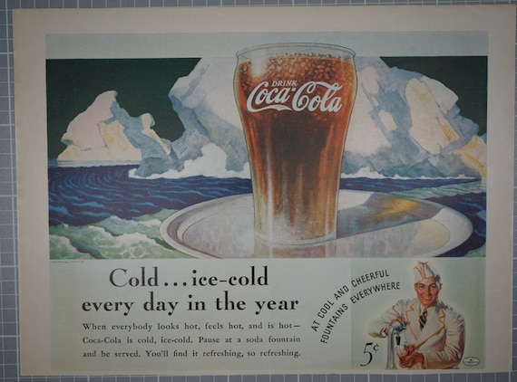 1936 Coca-cola Ad - Etsy
