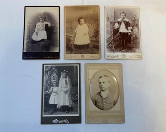 Antique Children Photos from the 1800’s - Great condition and images!