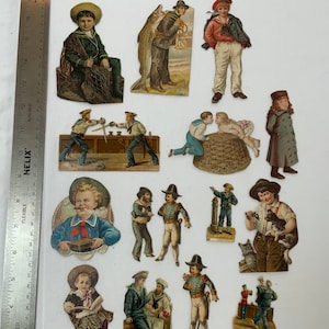 Troqueles victorianos antiguos e imágenes vintage para manualidades