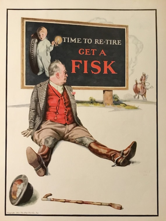 画材 1946 vintage AD for FISK Auto Tires 画材 1946 vintage AD for FISK Auto Tires s-l400.jpg