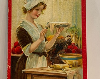 1910 Frances Brundage Thanksgiving postcard in good condition