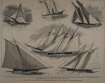 The New York Yacht Club Regatta, June 11, 1874