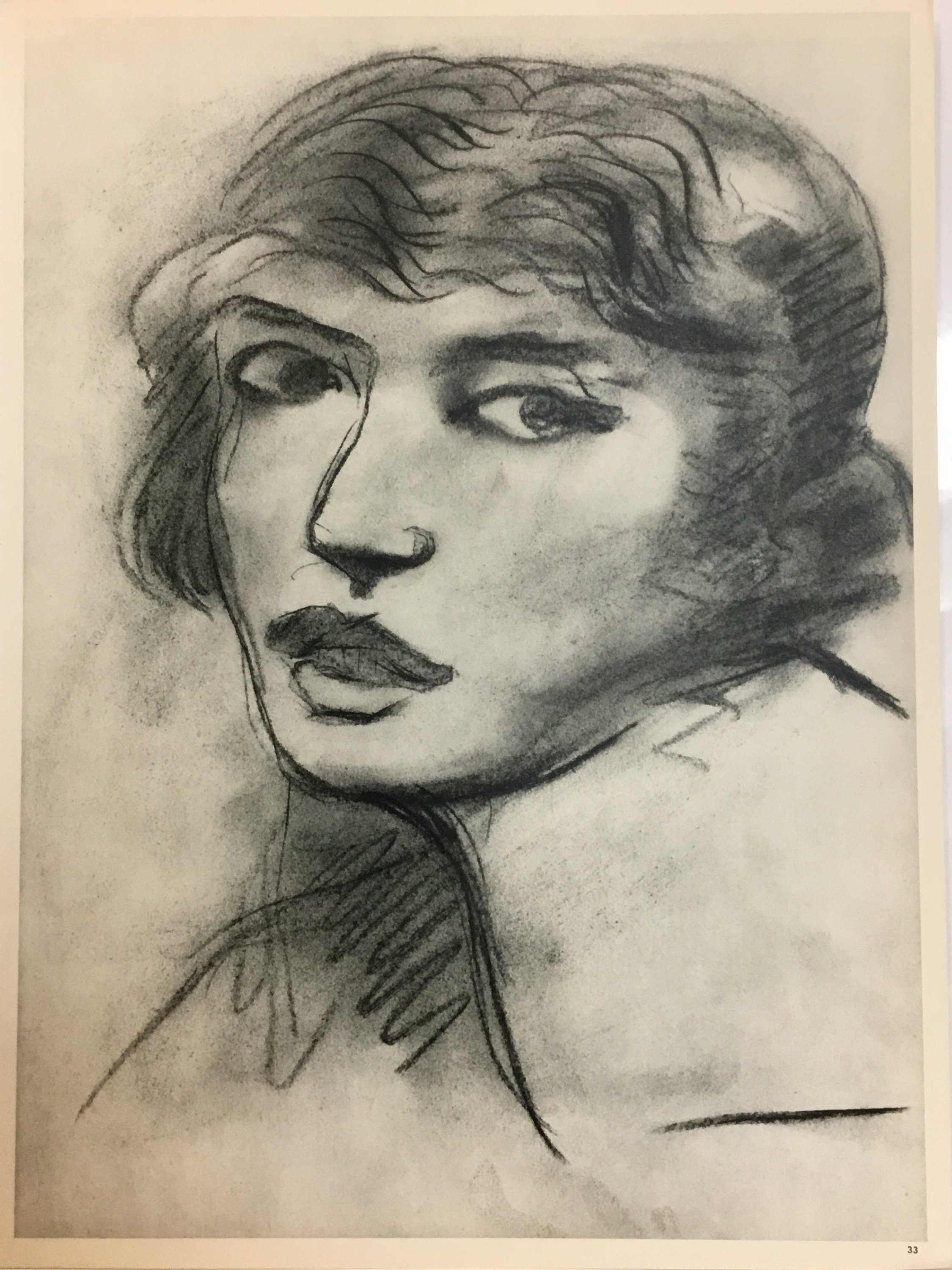 Paris-France George Braque from The Intimate Sketchbooks of G 1955 Braque by Verve Original Lithograph 10.5x14 inches