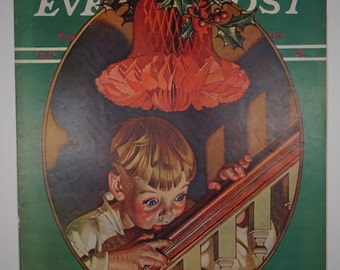 Christmas Saturday Evening Post Cover 1939