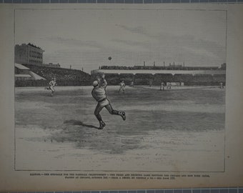 Illinois - the Struggle for the Baseball Championship, 1885