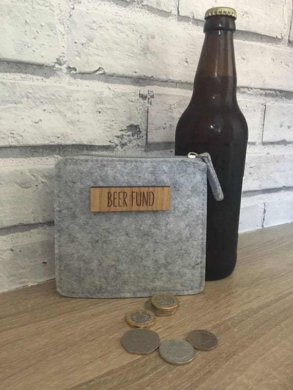 BEER FUND Coin Purse Felt Purse Coin Purse Change Purse. Etsy UK
