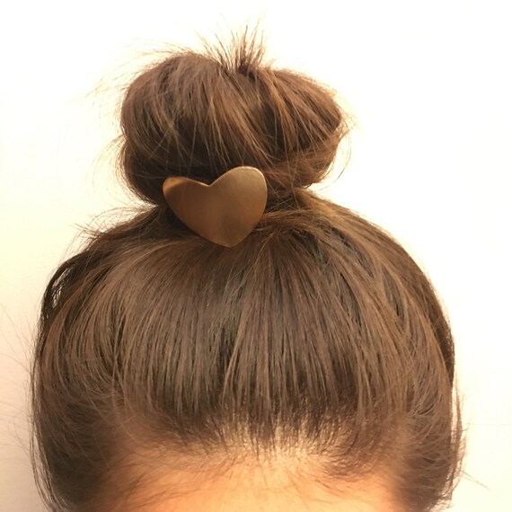 Minimalist Triangle Heart Shaped Hair Tie Band Etsy