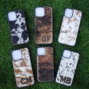 Cowhide iPhone Case -Western Phone Case