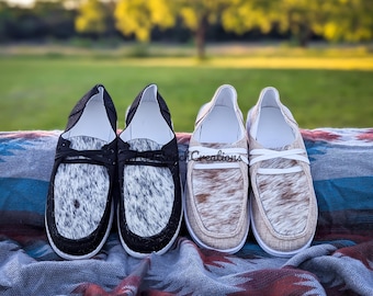 Cowhide Custom Shoes - Western