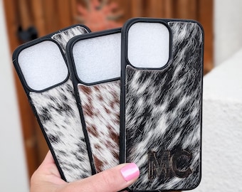 Cowhide Phone Case -Western Phone Case